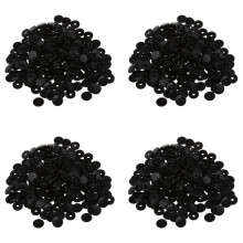 200 Pcs T3 KAM SNAPS Press Studs Scrapbook Sewing Buttons Black