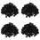 200 Pcs T3 KAM SNAPS Press Studs Scrapbook Sewing Buttons Black 1