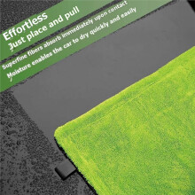 1400GSM Zware Auto Droogdoek 48x24inch Overmaat Dubbelzijdige Schoonmaakdoek Super Absorberend Ultra-Zacht