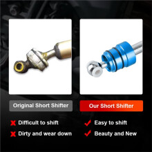 Short Shifter Gear Shift Knob Short Shifter Quick Gear Kit Quicker Shift for E46 Drift E30 E36 E39 M3 M5 Z3 325