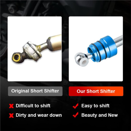 Short Shifter Gear Shift Knob Short Shifter Quick Gear Kit Quicker Shift for  E46 Drift E30 E36 E39 M3 M5 Z3 325