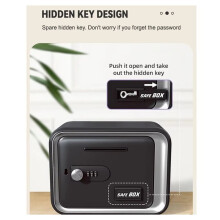 New Password Lock Piggy Bank Educational Money Security Cash Can Coin Bill Slot Large Capacity Cash Coin Savings Box