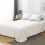1 Piece Solid Fitted Sheet Mattress Protector Soft Breathable 90-180cm 1
