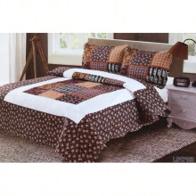 Couverture matelassée imprimée douce d'été 1 pièce pour lit double simple, dimensions : 190–260 cm / 240 * 260 cm.