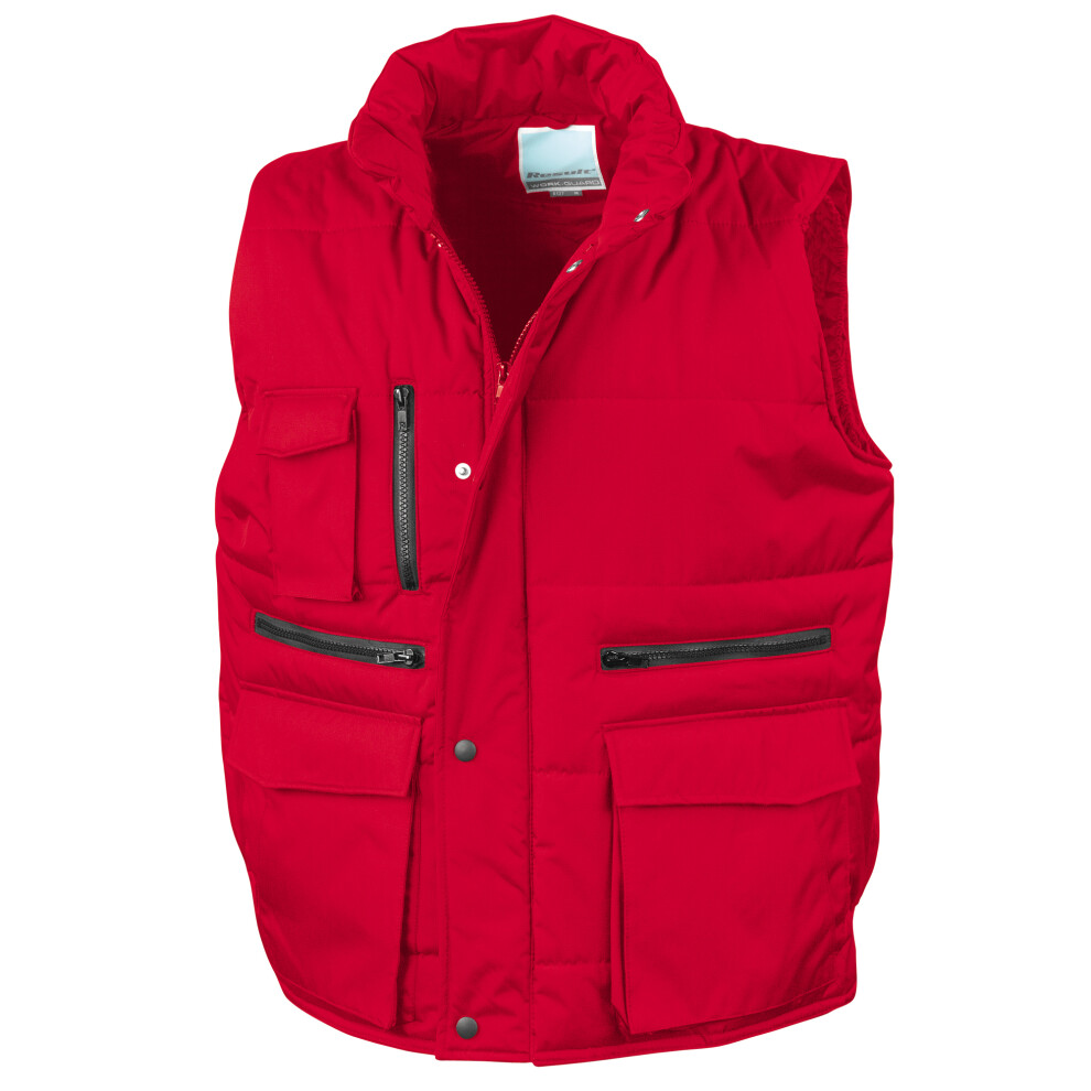 Result (2Xl, Red) Mens Lance Bodywarmer / Gilet (Windproof & Showerproof)