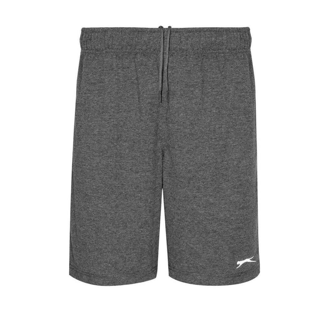 Slazenger (4Xl, Charcoal) Mens Cotton Blend Casual Jersey Shorts