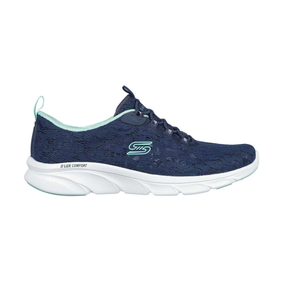Skechers (2 Uk, Multicoloured) Womens/Ladies D'lux Trainers