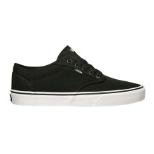 (6 UK, Black/White) Vans Mens Atwood Canvas Trainers