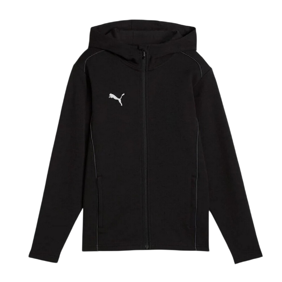Puma (5-6 Years, Black) Childrens/Kids Teamfinal Casuals Hooded Jacket
