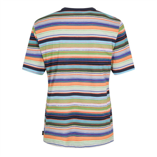 Paul Smith (M, Multicoloured) Paul Smith Mens Multi Stripe Cotton Regular T-Shirt 1