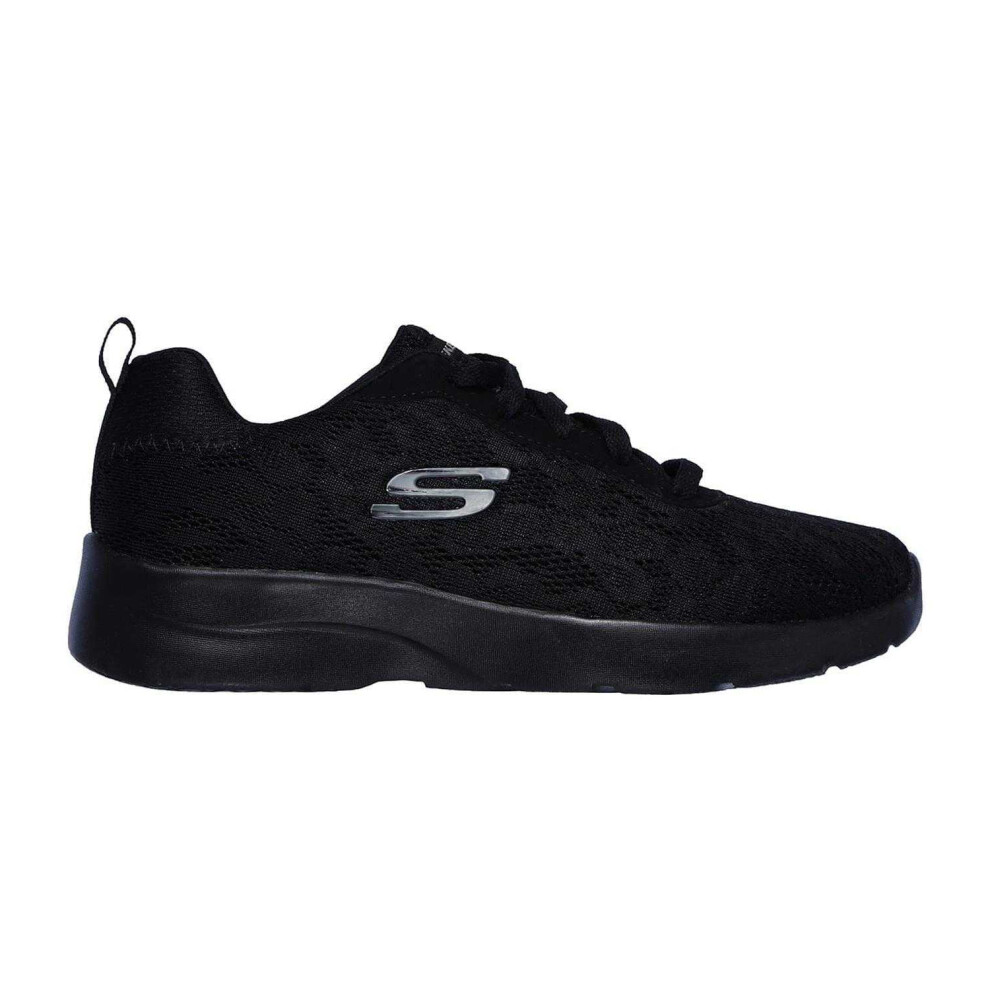 Skechers (5 Uk, Black) Womens/Ladies Dynamight 2.0 Trainers