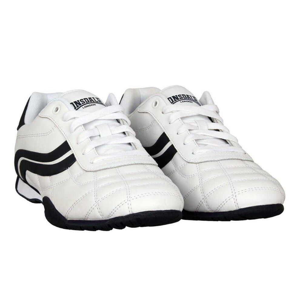 Lonsdale (13 Uk, White/Navy) Mens Camden Trainers