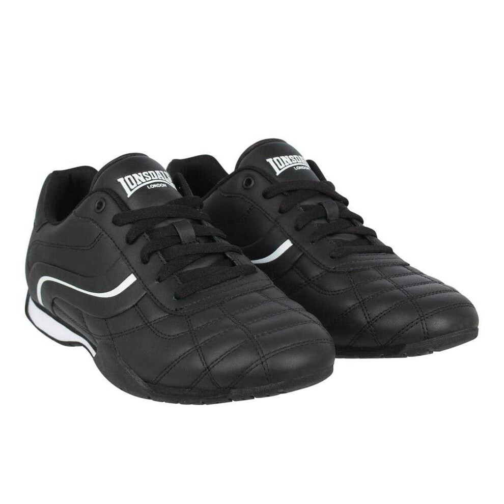 Lonsdale (14 Uk, Black) Mens Camden Trainers