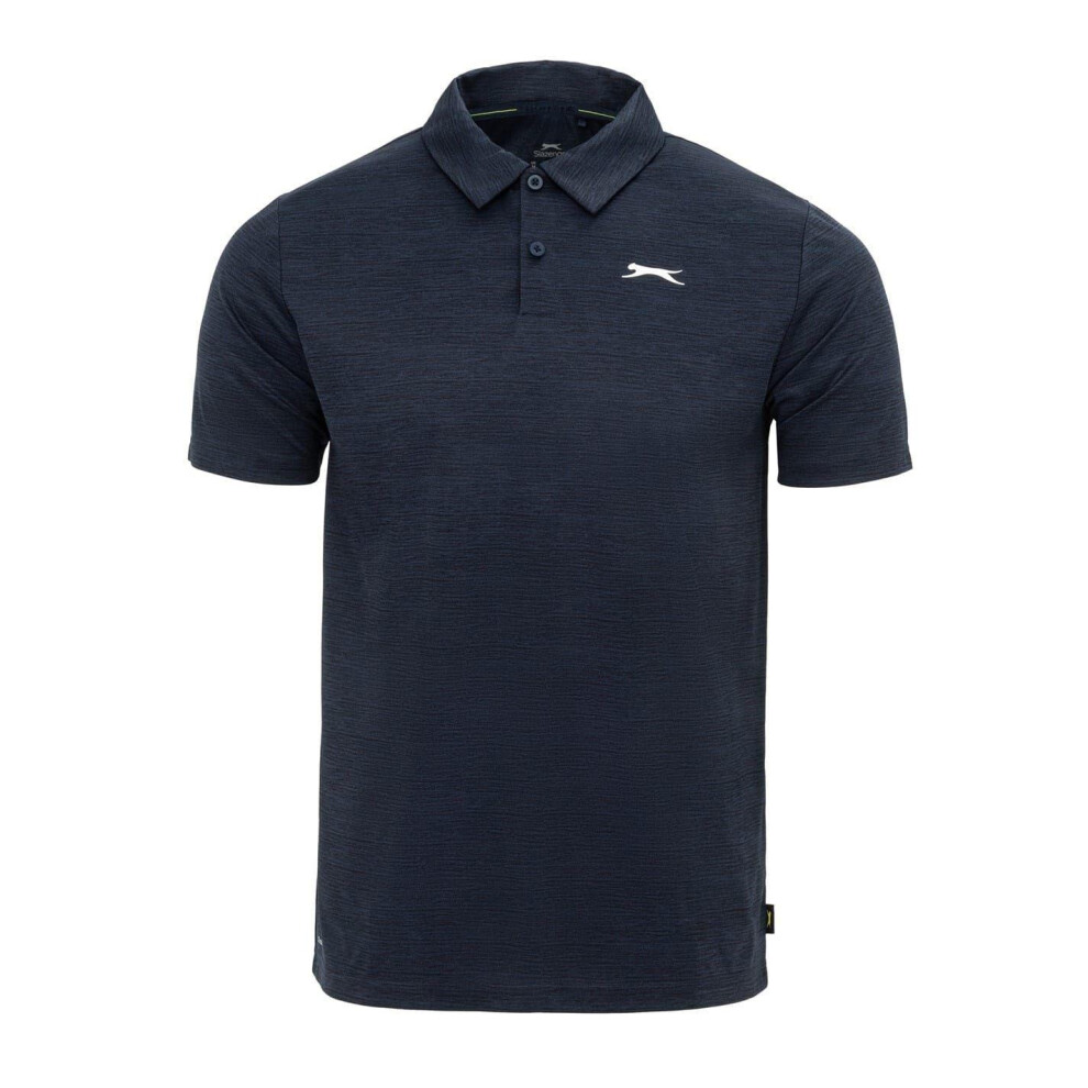 Slazenger (Xxl, Navy Marl) Mens Polo Shirt