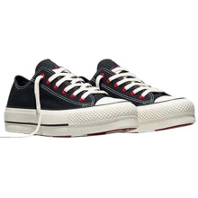 (4 UK, Black) Converse Womens/Ladies Chuck Taylor Canvas Platform Shoes