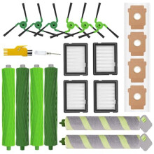 22PCS for Max 705 Combo / 706 Combo Robot Vacuum Brush Dust Bag Filter Roller Mop Replacement Parts