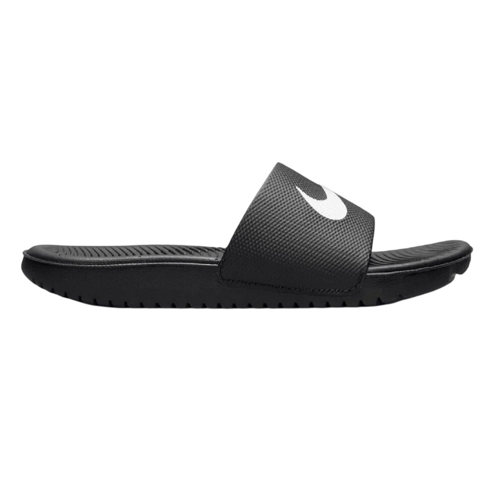 Nike (5.5 Uk Child, Black/White) Childrens/Kids Kawa Pool Sliders