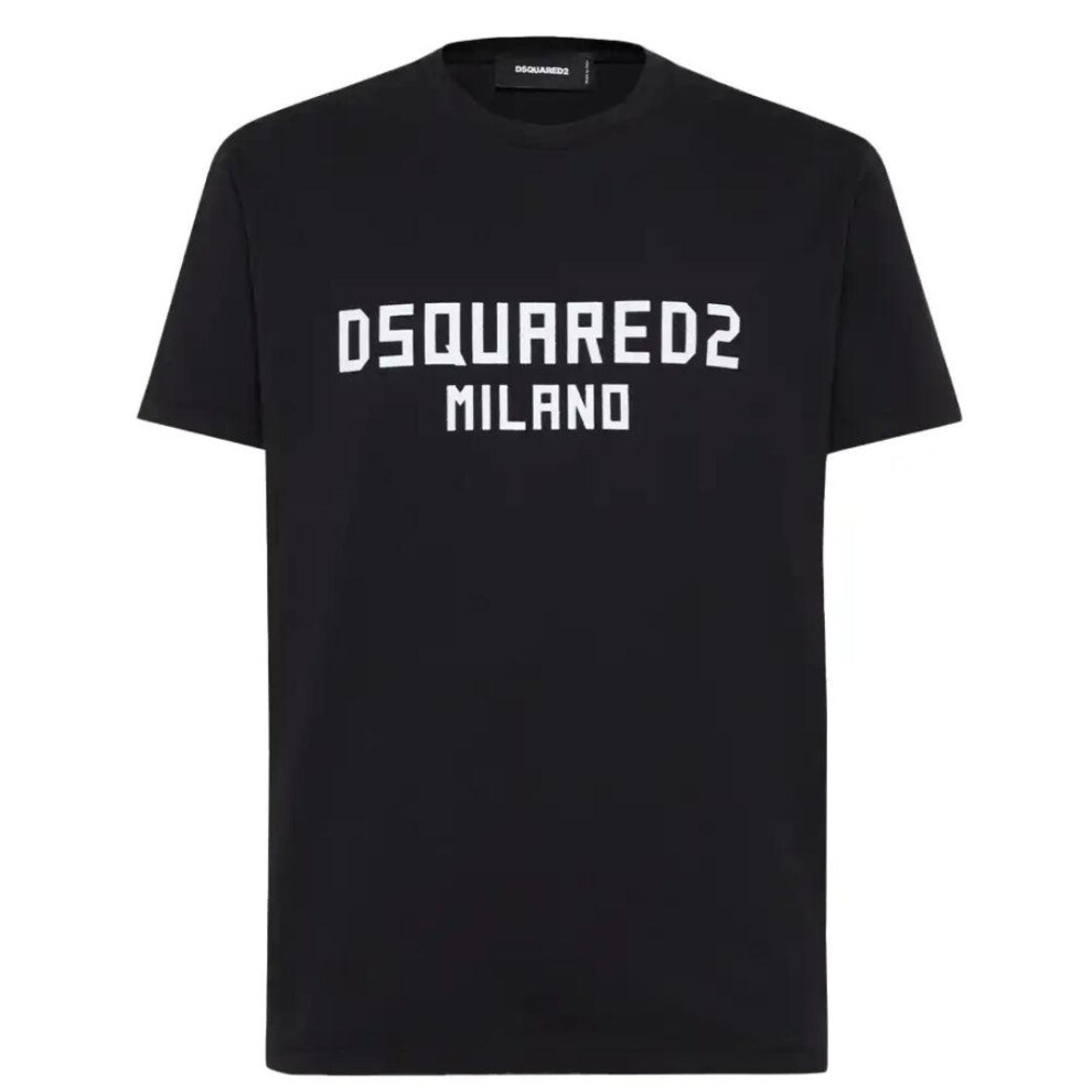 Dsquared2 (Xl, Black) Mens Milano Cotton T-Shirt
