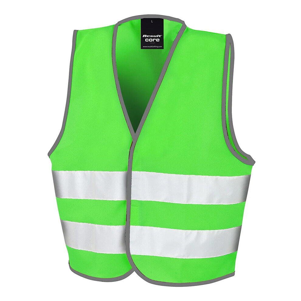 Result (M, Lime Green) Childrens/Kids Enhanced Hi-Vis Vest