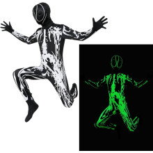 Costume per bambini per Halloween Outfit travestimento Cosmonauta luminoso 120 cm — tuta bambini, costume carnevale