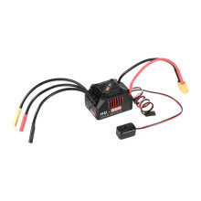 HG-80A Vattentät Borstlös ESC 80A Elektronisk Hastighetskontroll för 1/10 RC Bil Lastbil Fordon, XT60 Kontakt Svart+Röd