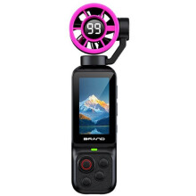 Fotocamera Gimbal 2-In-1 1080P con Ventola di Raffreddamento, Fotocamera Portatile Rotante HD Vlog Action Cam 32G A