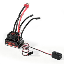 RC Borstlös ESC 60A Vattentät Elektronisk Hastighetsregulator 2-3S för 1/10 Skala RC Bil på Väg Off-Road T Kontakt