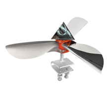 Stainless Steel Bird Crow Deterrent Garden Repeller Scarer Wind
