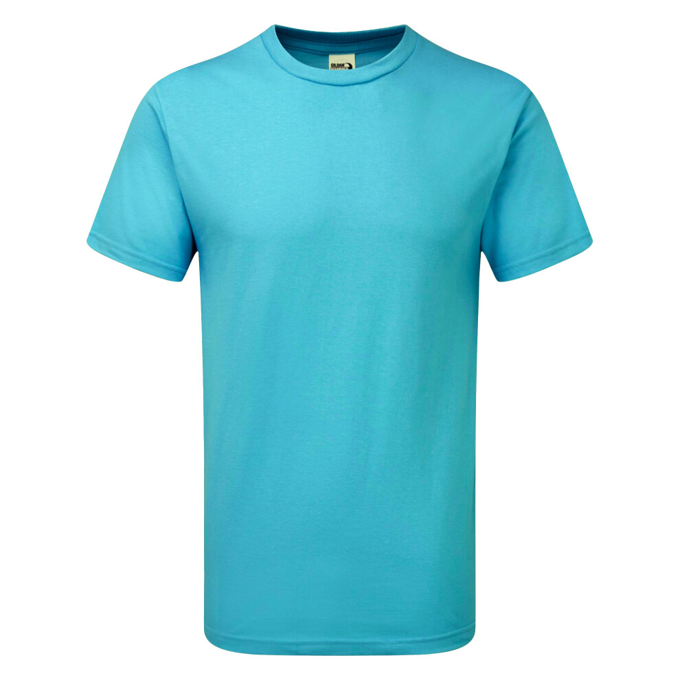 Gildan (S, Lagoon Blue) Mens Hammer Heavyweight T-Shirt