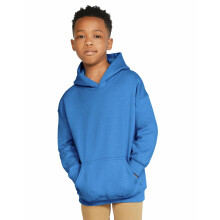 (5-6 Years, Orange) Gildan Heavy Blend Childrens Unisex Hooded Sweatshirt Top / Hoodie
