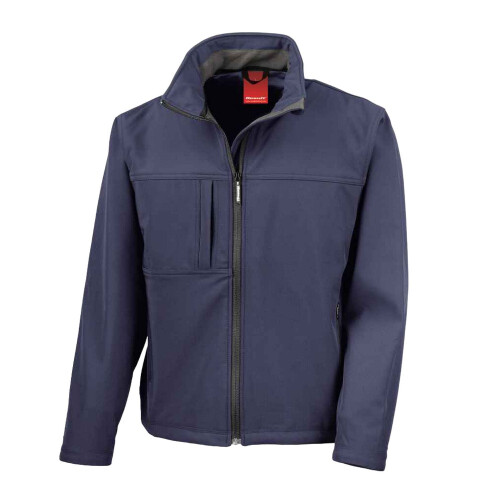 Result (S, Navy) Result Mens Classic Soft Shell Jacket