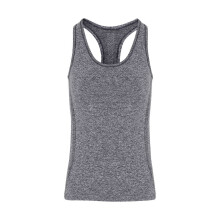 (XL, Charcoal) TriDri Womens/Ladies Seamless 3D Fit Multi Sport Sculpt Vest