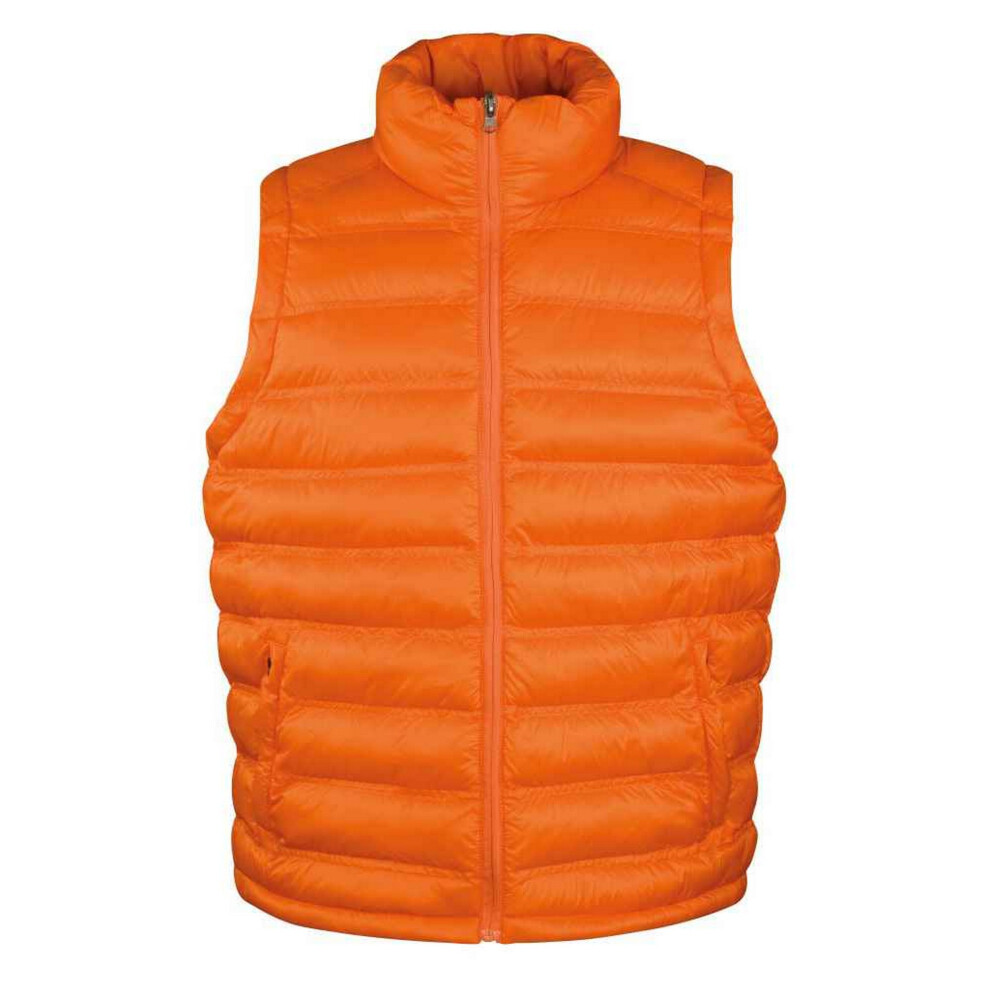 Result (L, Orange) Mens Urban Ice Bird Padded Gilet