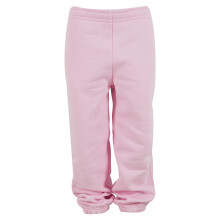 (9-10 Years, Soft Pink) Build Your Brand Childrens/Kids Fluffy Sweatpants
