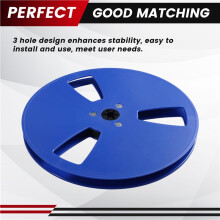 7 Inch 3 Holes Empty Tape Reel for ReVox Studer Recording Takeup Reel NAB-Hub Replacement with 2 Spacers