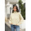 ImilyBela Damenpullover mit Rollkragen Oversize Golf Grobstrick Beige XXL — oversize pullover, pullover damen mit rollkragen, strickpullover 2