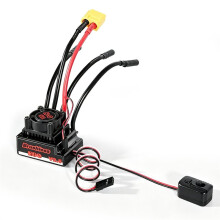 RC Brushless ESC 60A Waterproof Electronic Speed Controller 2-3S for 1/10 Scale RC Car -Road Off-Road XT60 Plug