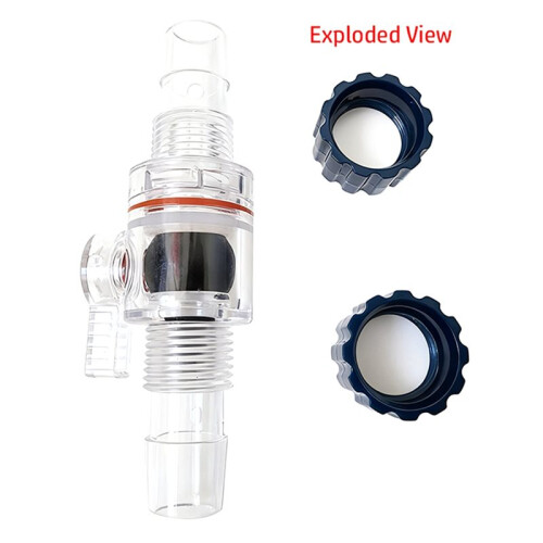 Akvarium Luft Vattenregulator Flödesrör Distributör Justerbart Vattenpumpfilter Flödeskontrollventil Tillbehör 16