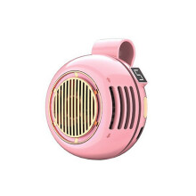 Portable Silent Bladeless Fan Clip 5 Speeds Clip- Fans for Shirt for Waist Clips for Outdoor & Travel A