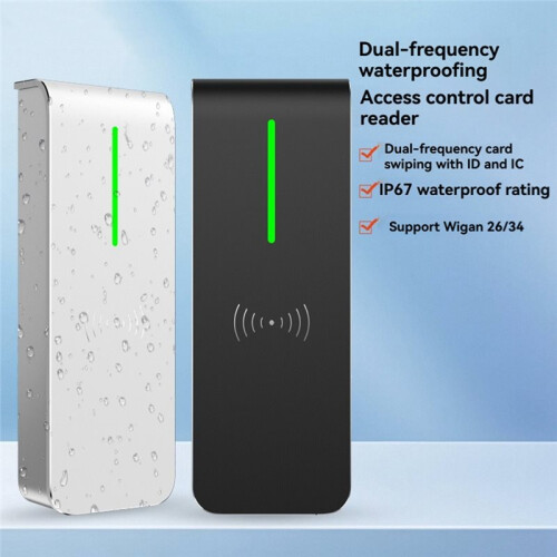 IP67 Waterproof RFID IC ID Card Reader WG-26/34 Output, Contactless Card Reader Access Control Controller White 2