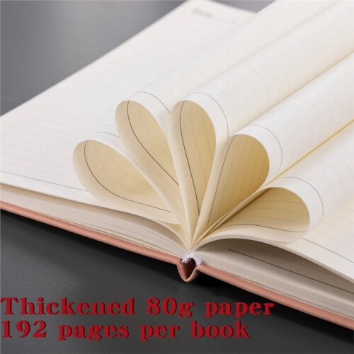Hard Shell A5 Notebook with Elastic Band PU Leather Diary, Suitable for Office, School and Daily Note-Taking
