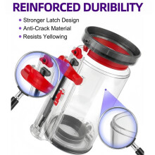 Upgraded Dust Bin Replacement & HEPA Filter for V11 V15 SV14 SV15 SV22 Vacuum Cleaner, Fixes Broken
