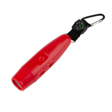 Emergency Survival Whistle Outdoor Multifunctional 3-Tone Electronic Whistle Compass for Coaches Referees P.E Teacher A