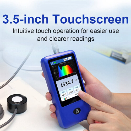 Multi-Parameter Spectral Illuminance Meter CRI Meter CCT Lux Tester Spectrometer Light Spectrum Meter LS335 2