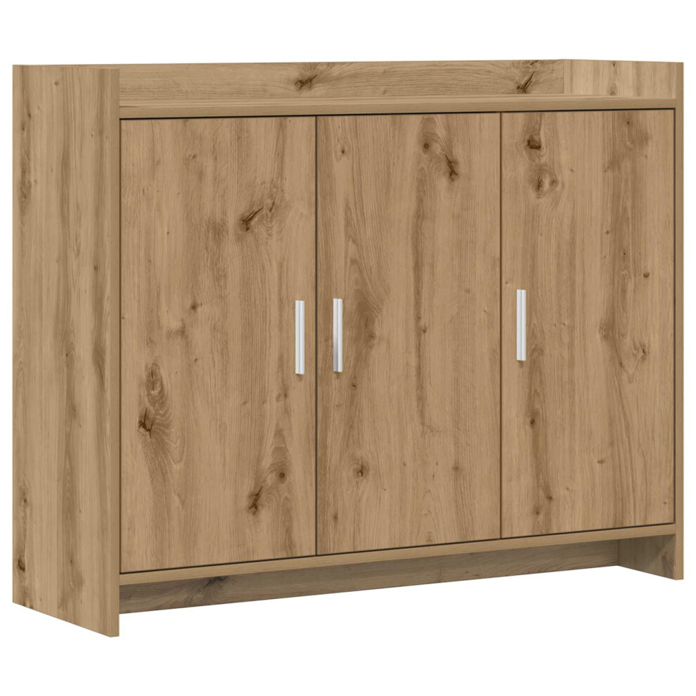 Vidaxl Sideboard Artisan Oak 98.5 X 33 X 80 Cm Engineered Wood
