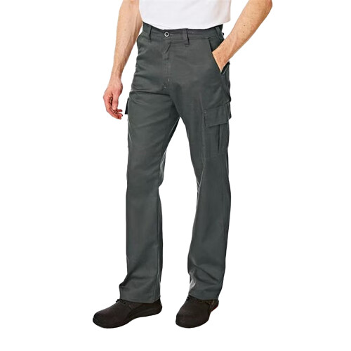 Lee Cooper (40R, Grey) Lee Cooper Mens Plain Cargo Trousers 2