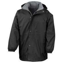 (13-14 Years, Black/Grey) Result Childrens/Kids StormDri 4000 Reversible Jacket