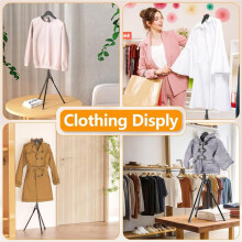 Support D'Affichage de Chemise Réglable 32-63 Pouces, Support D'Affichage de Vêtements Pliable Mannequin Torse pour Vendeurs au Détail