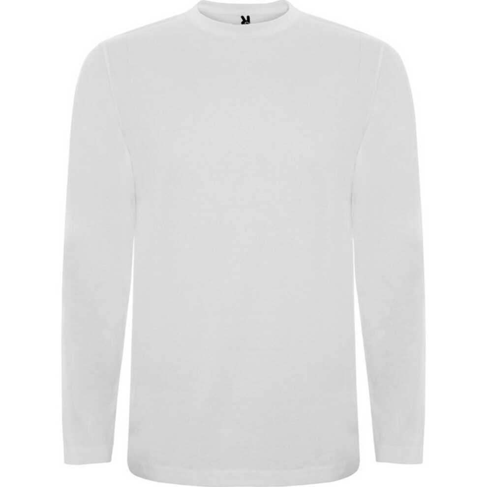 Roly (L, White) Mens Extreme Long-Sleeved T-Shirt