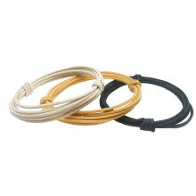 3pcs Vintage-Style Braided Guitar Wire -Total 15 Meters Pushback Cloth-Covered Electrics Vintage-Style